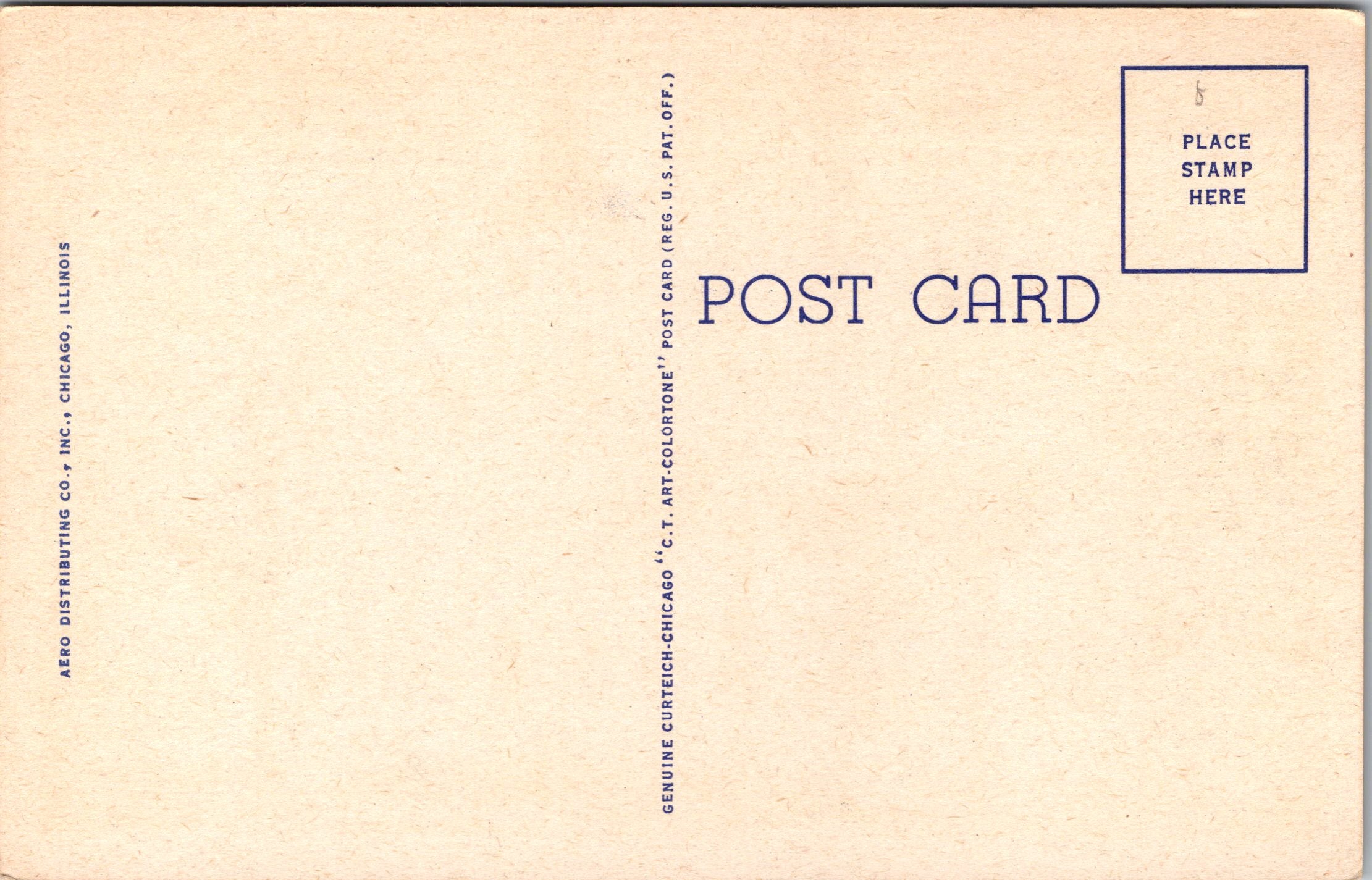 Congregational Church, La Grange, Illinois, USA, Vintage Post Card