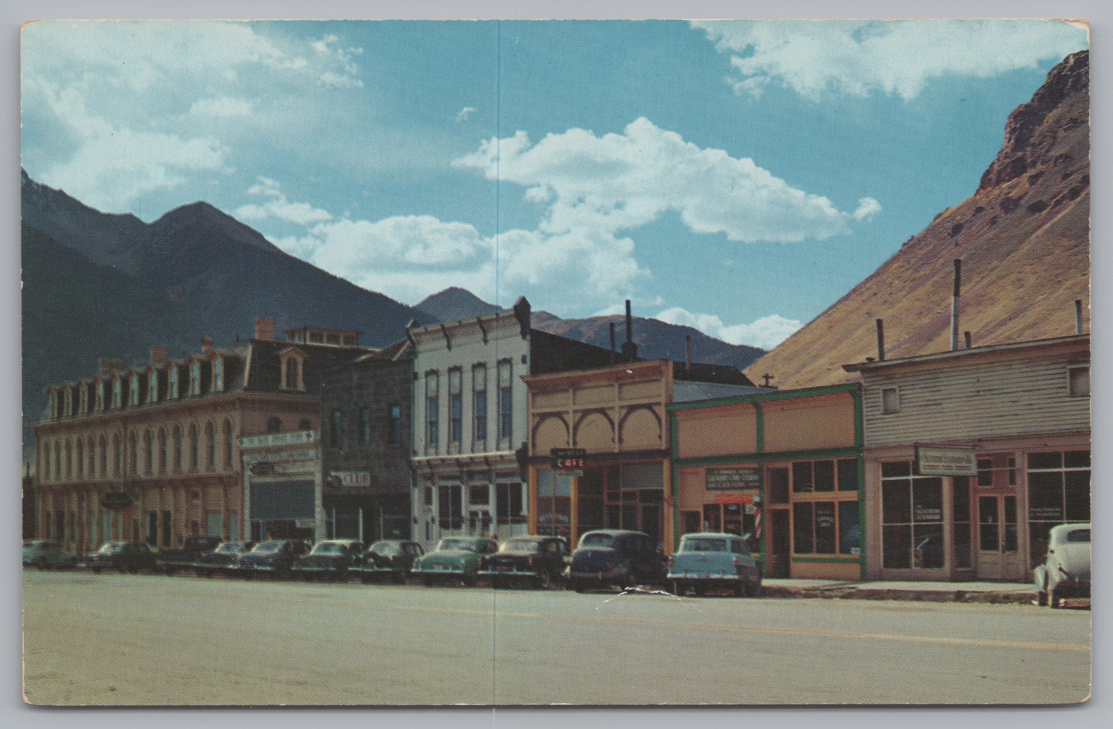 The Main Street Of Silverton, Colorado, USA, Vintage Post Card