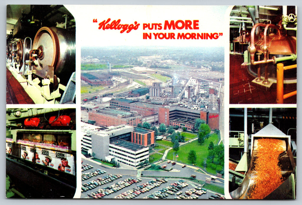 Kellogg Company, Battle Creek, Michigan, Vintage Post Card