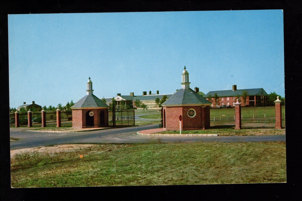 Entrance Gate to Furman University, Greenville, South Carolina, Vintage Post Card