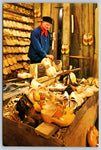 Holland, Klompenmaker Clog Maker Workshop, Vintage Post Card