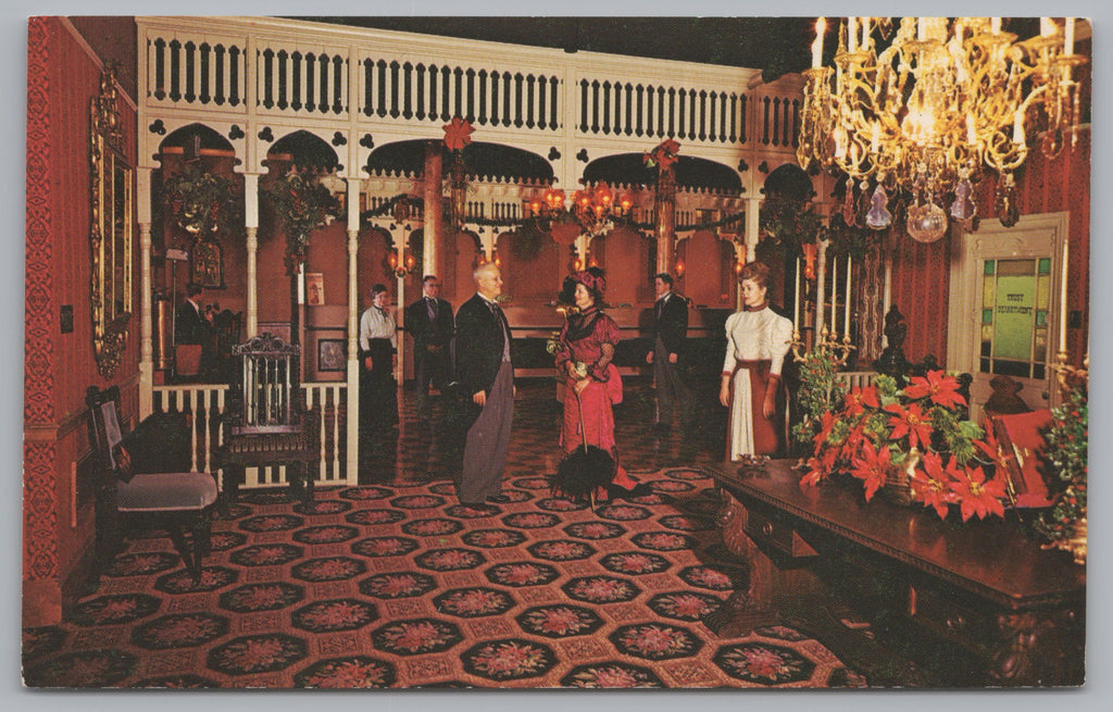 Crystals Palace Bank, Victorian Bank, Macon, Georgia, USA, Vintage Post Card