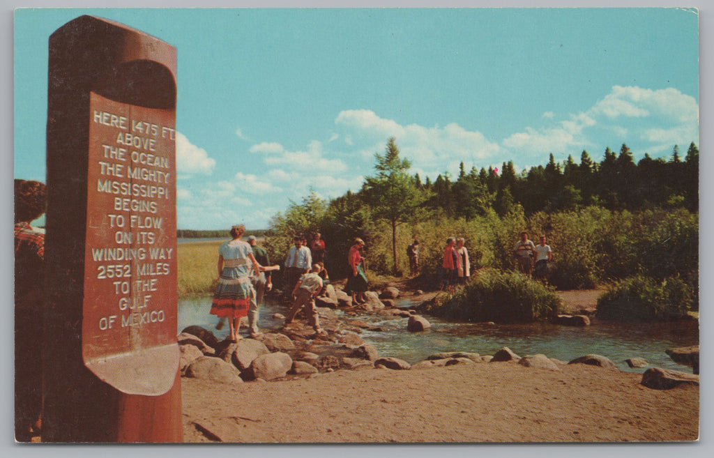 Headquarters Of The Mississippi River, Itasca State Park, Minnesota, VTG PC