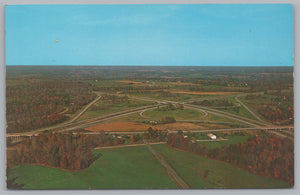 Interstate 79 And 80, Grove City, Mercer, Pennsylvania, Vintage Post Card.