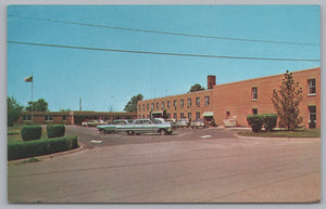 Dewitt Community Hospital And West Wing Palace, Vintage Post Card