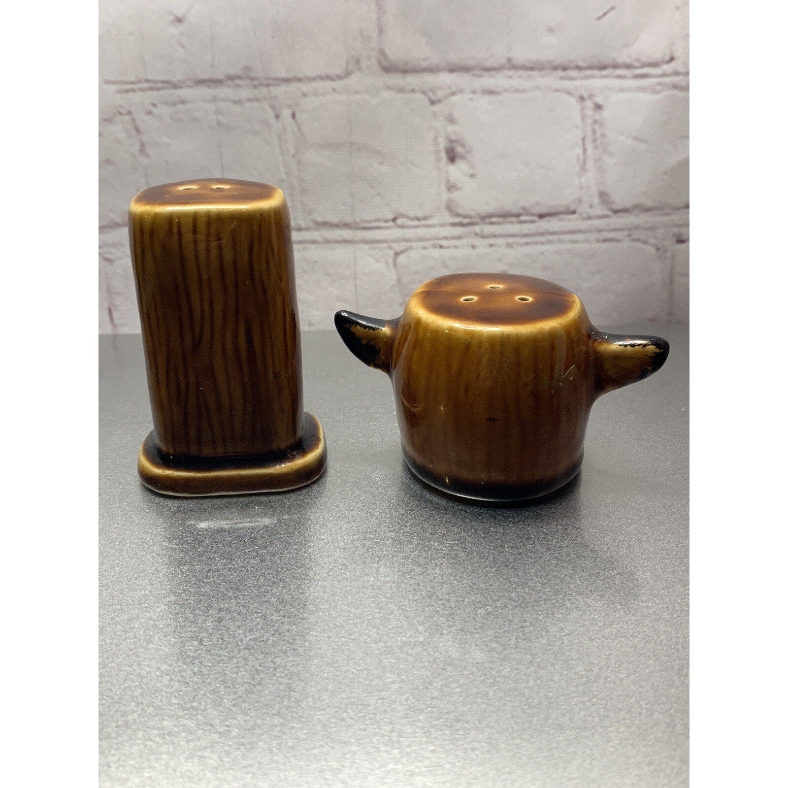 Vintage Empress Totem Salt & Pepper Shakers Japan