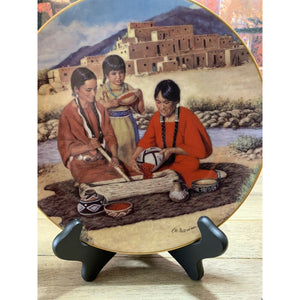 Preparing the Berry Harvest Collectible Plate The Hamilton Collection