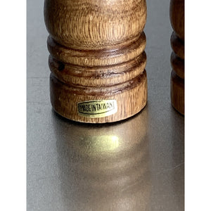 Vintage Wood Hawaii Rainbow Salt & Pepper Shakers