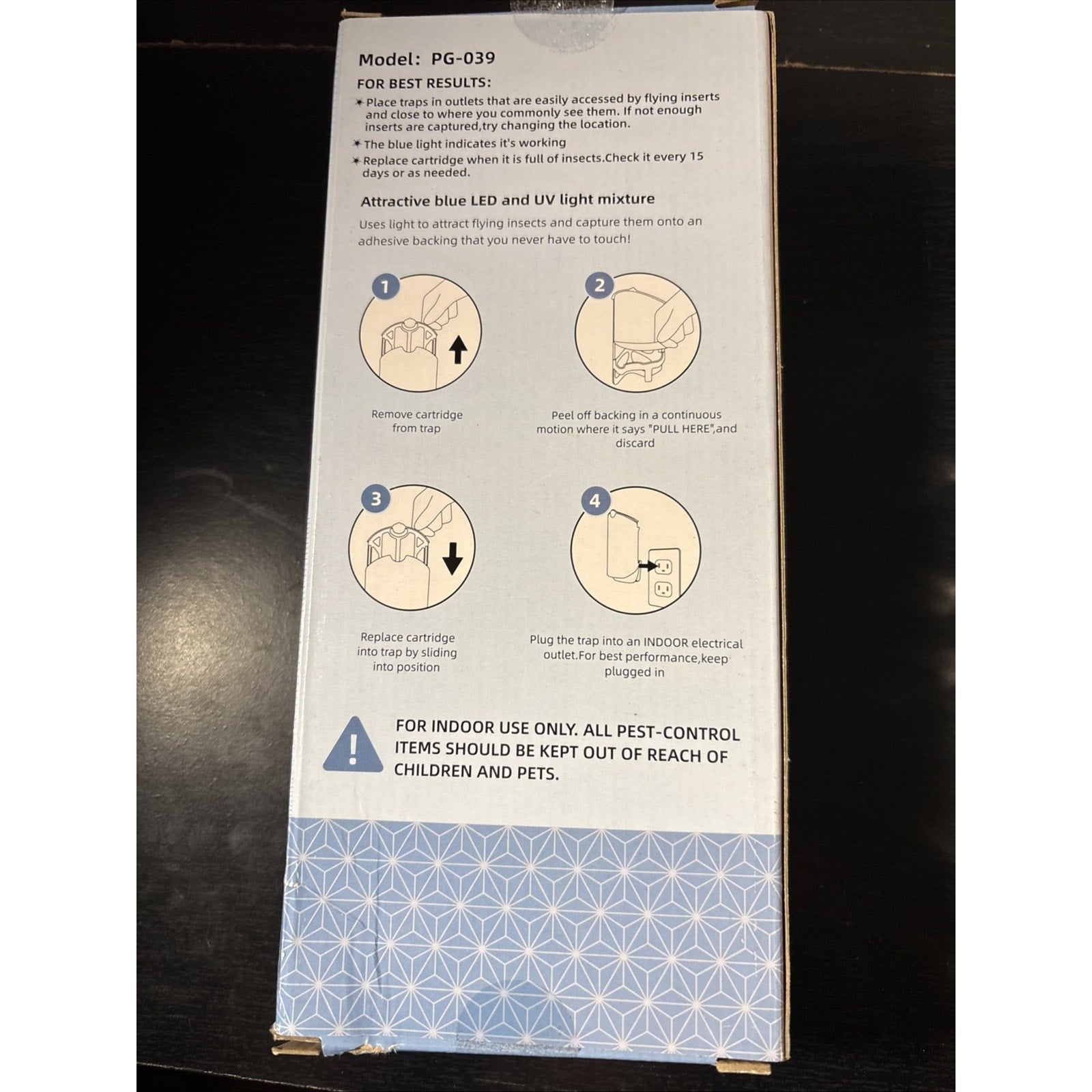 Flying Insect Trap Refill - 4 Refills, Model PG-039