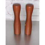 Vintage Mid Century Wooden Novelty Salt & Pepper Shakers
