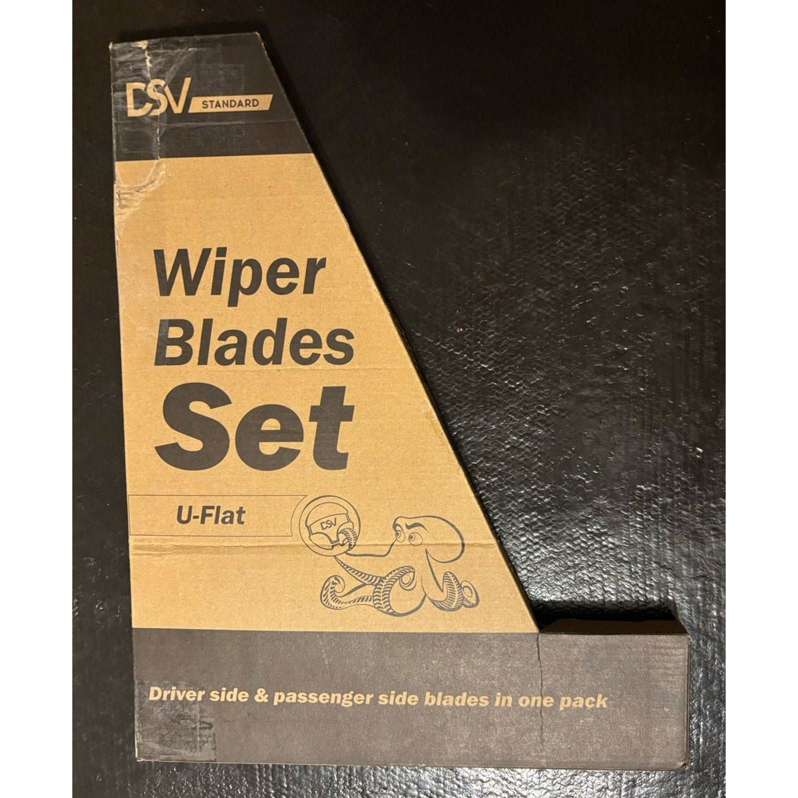 Windshield Wiper Blades, OEM Quality 24” & 18” DSV Standard U-Flat Wiper Blades