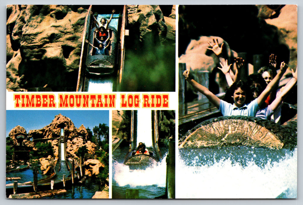 Timber Mountain Log Ride, Knott’s Berry Farm, VTG PC