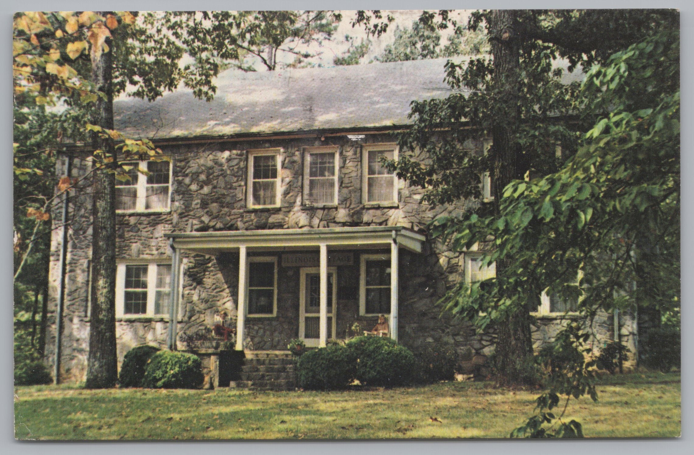 Tamassee’s DAR School, Illinois Cottage, Post Card.