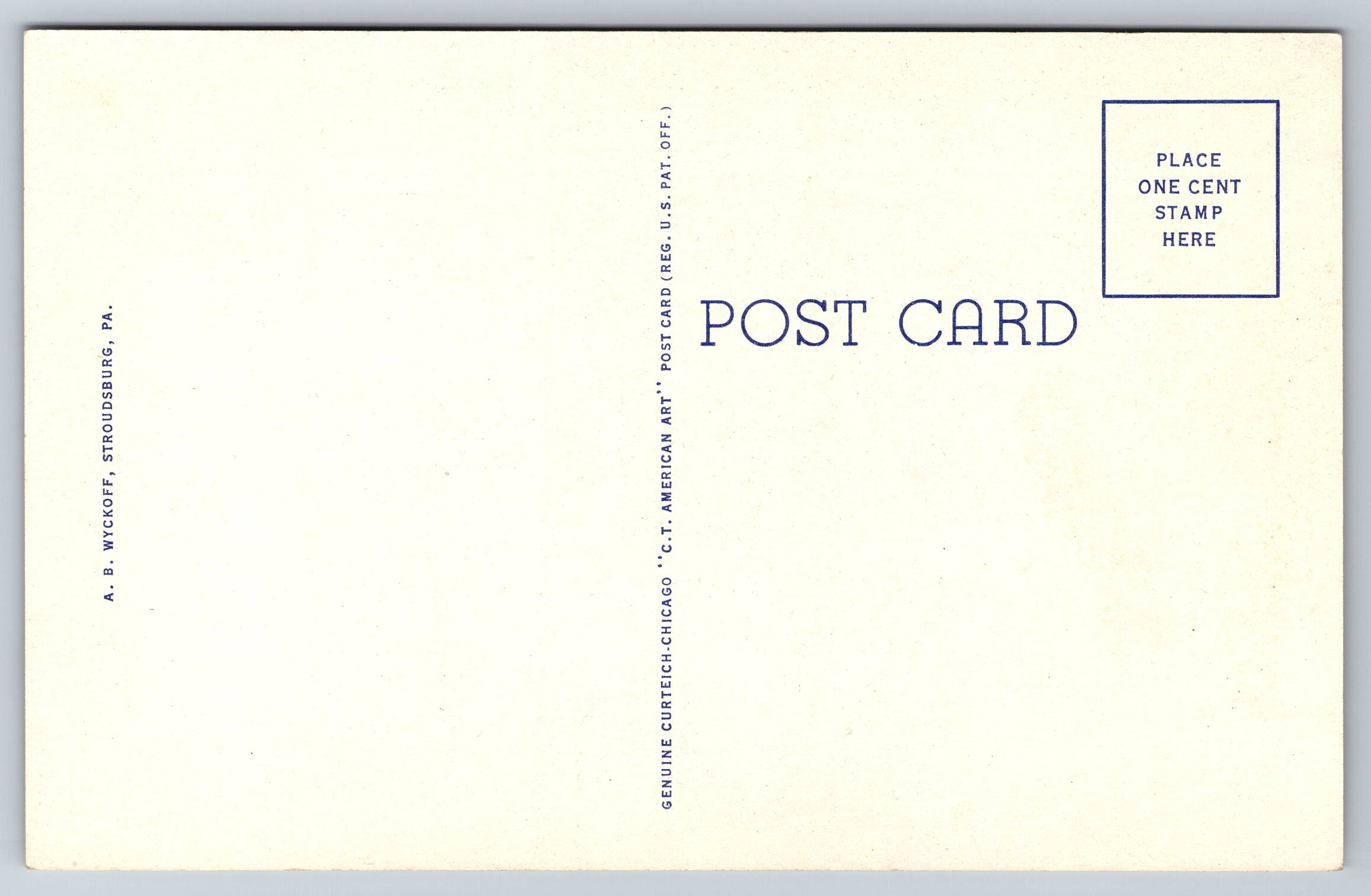 Dancing Waters, 5th Falls, Winona 5 Falls, Pennsylvania, USA, Vintage Post Card