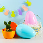 10" Jumbo Easter Eggs, 6PCS Pastel Color Plastic Easter Eggs, Easter Egg Hunt