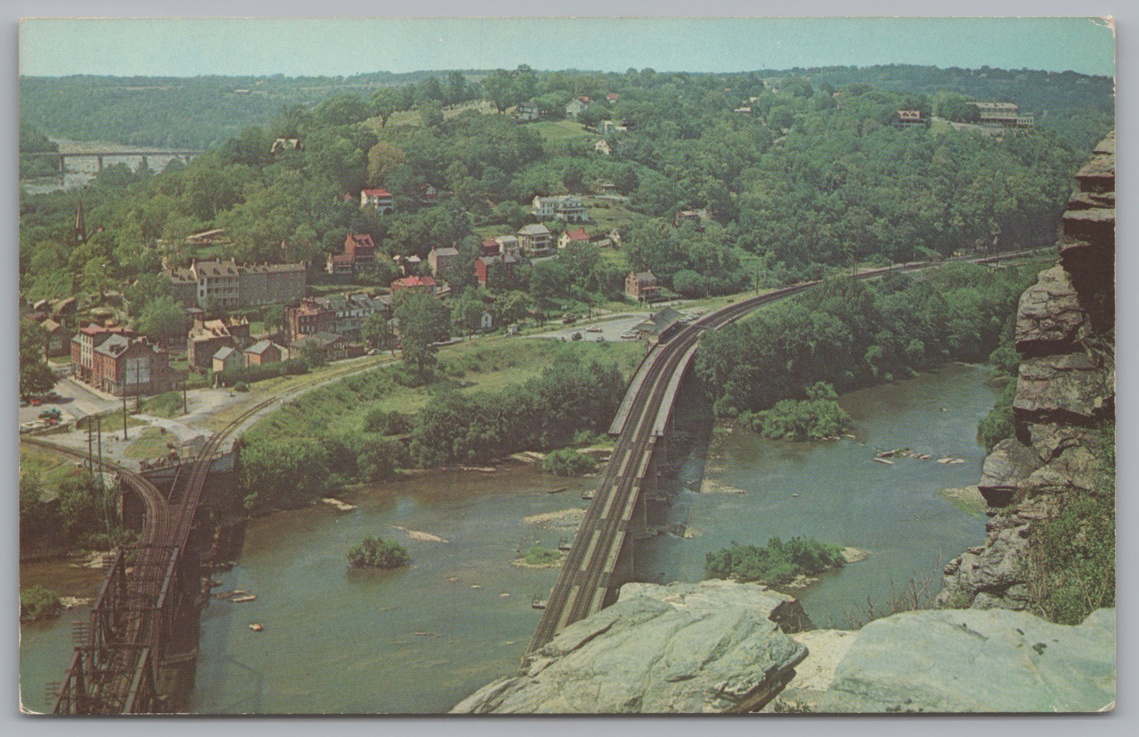 Harpers Ferry, Where The 3 States Meet, West Virginia, Maryland, Virginia, VTG PC
