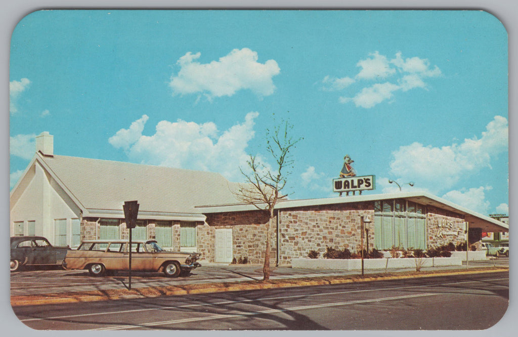 Walp’s Restaurant And Motel, Allentown, Pennsylvania, Vintage Post Card.