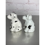 Vintage Dalmatian Dogs Salt & Pepper Shakers Ceramic