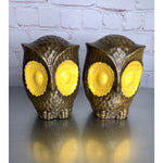 Vintage Treasure Craft Big Eye Owls Salt & Pepper Shakers