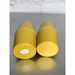 Vintage MCM Plastic Salt & Pepper Shakers Mustard Yellow Luran W. Germany