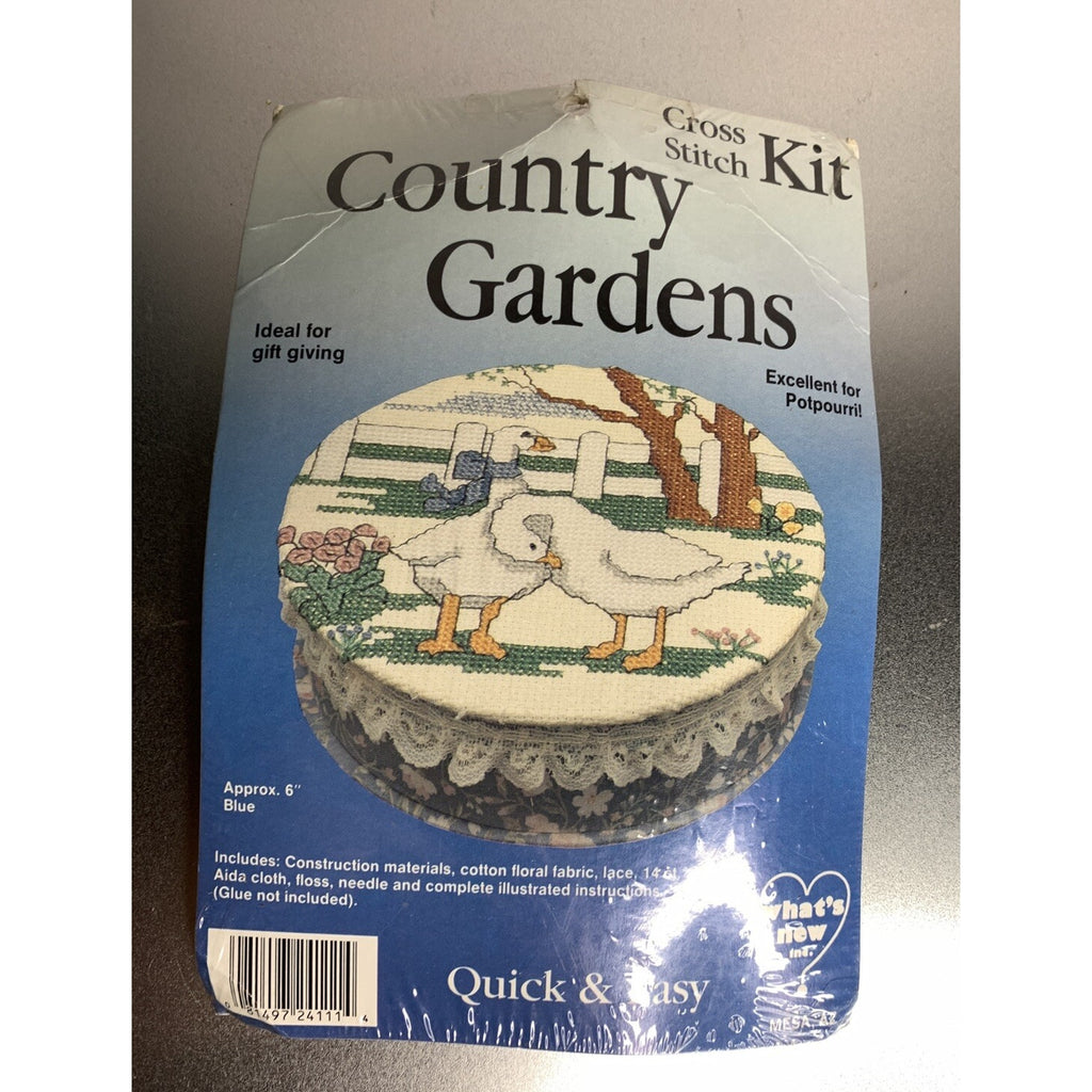 Country Gardens Cross Stitch Kit Ducks NOS Sealed