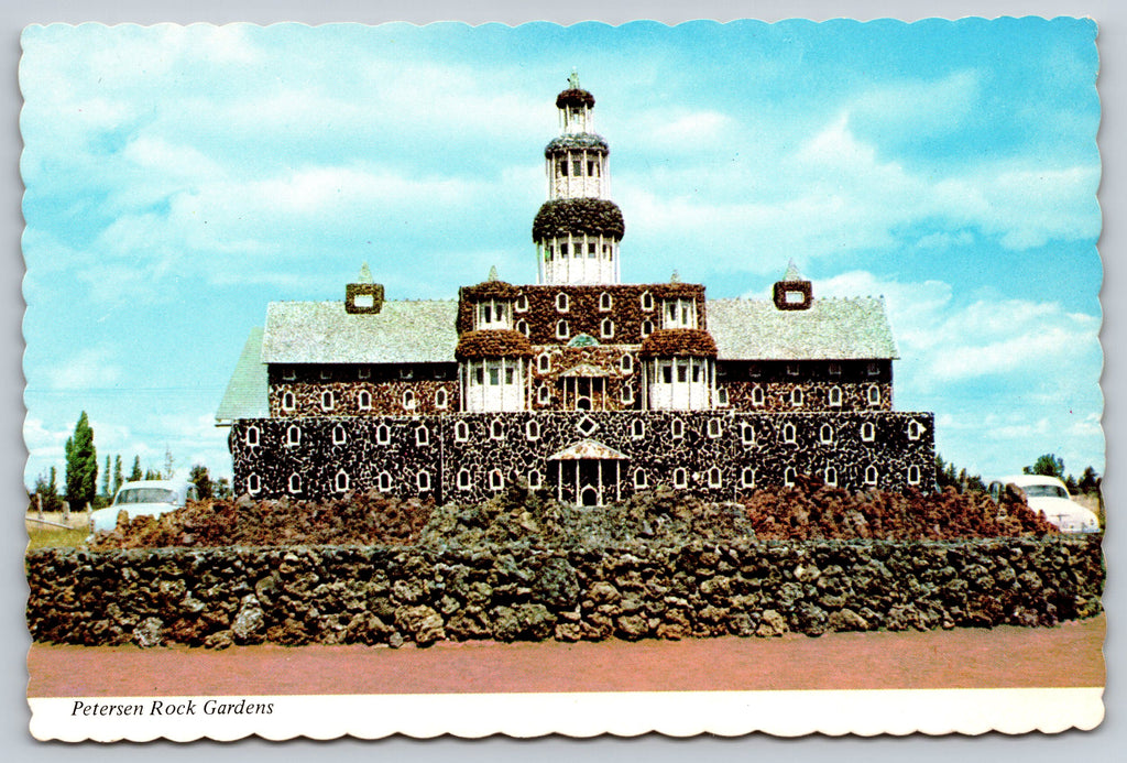 Petersen Rock Gardens, Oregon, USA, Vintage Post Card