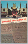 Graumans Chinese Theatre, Hollywood, California, USA, Vintage Post Card.