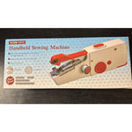 Cordless Handheld Sewing Machine Handy Stitching Blue Portable Battery Operated