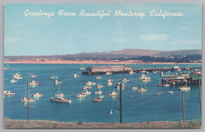 Greet Card From Monterey Bay, California, USA, Circle Of Enchantment, Vintage Post Card.