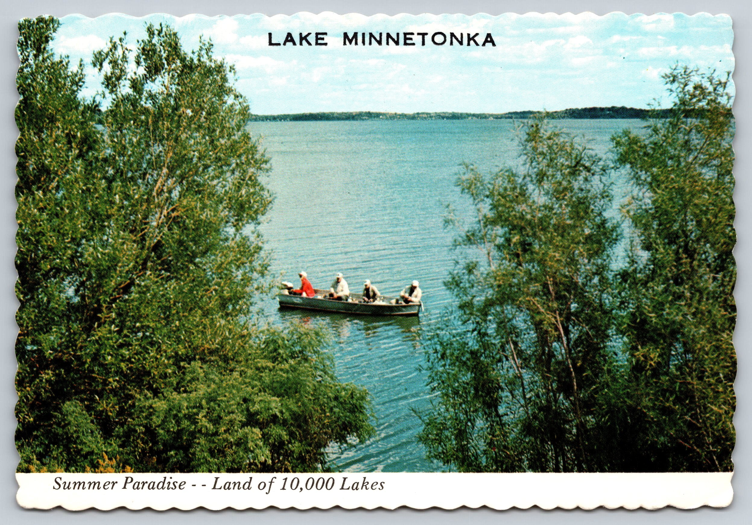 Summer Paradise, Lake Minnetonka, Vintage Post Card