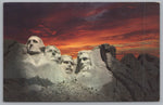 Mount Rushmore Memorial, Black Hills, South Dakota, Vintage Post Card.