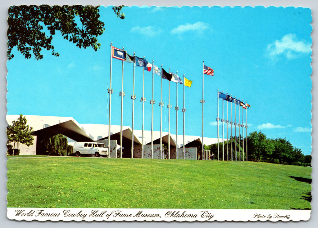 Cowboy Hall Of Fame Museum, Oklahoma City, Vintage Post Card