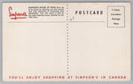 The Simpsons House Of Ideas, 5th Floor Of The Simpsons Hotel, Vintage Post Card.