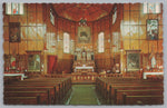 Interior Of The Church, Martyrs Shrine, Midland, Ontario, Canada, VTG PC