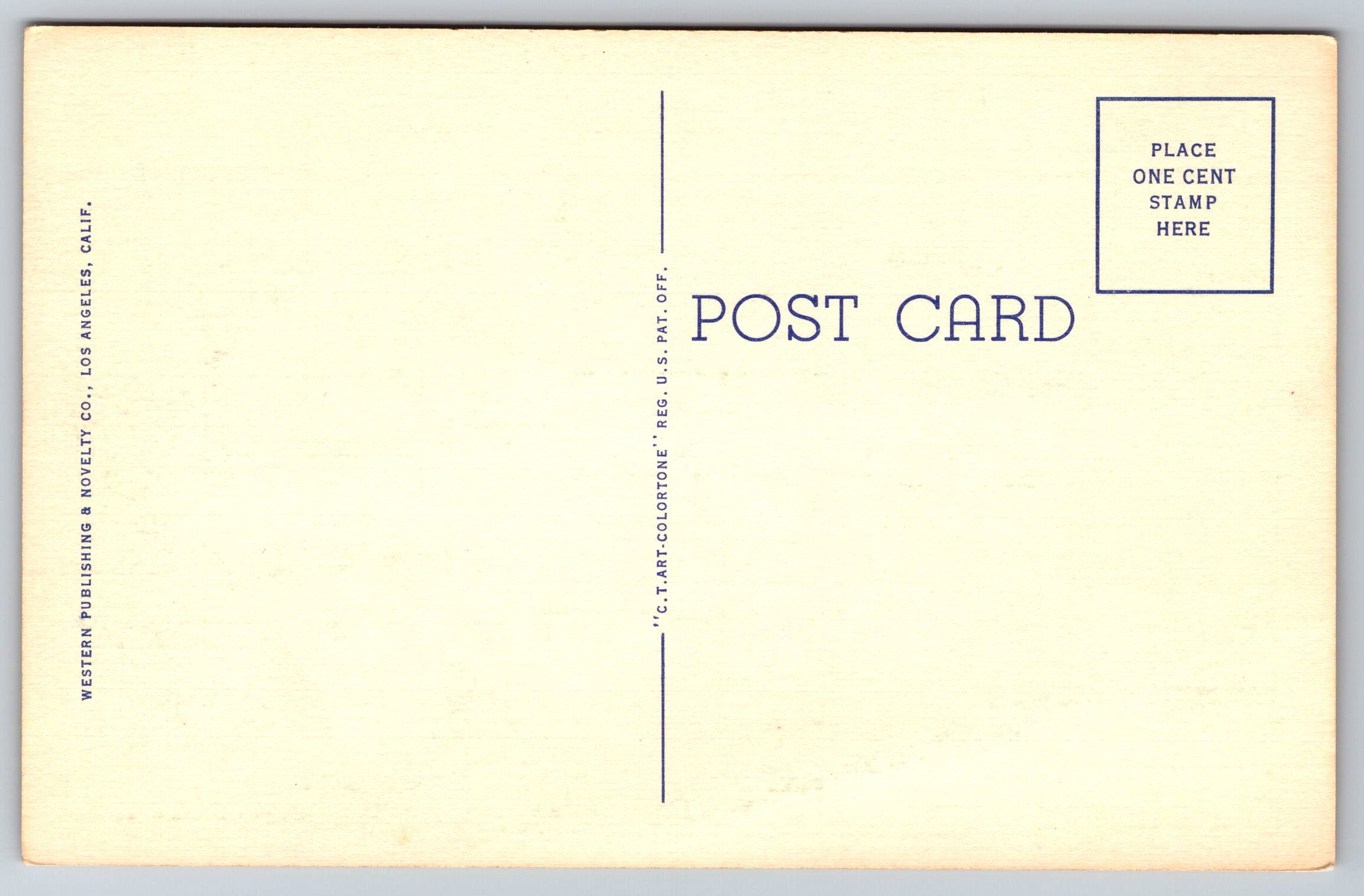 University California, Los Angeles, Westwood Hills,Vintage Post Card