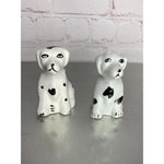Vintage Dalmatian Dogs Salt & Pepper Shakers Ceramic