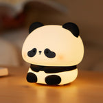 Panda Night Light, LED Squishy Cute Lamp, Night Light for Kids, Silicone