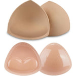 Double-Sided Padded Push Up Bra Inserts-1 Pair Sticky & 1 Pair Non Sticky
