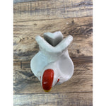 Ceramic Chicken Hen Salt Pepper Shaker Napkin Holder
