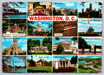 Washington DC Locations,Attractions Vintage Post Card