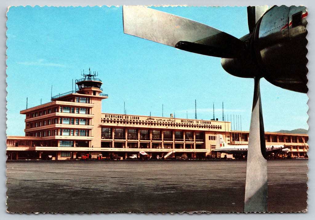 International Airport, Vintage Post Card