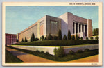 Joslyn Memorial, Omaha, Nebraska, USA, Vintage Post Card