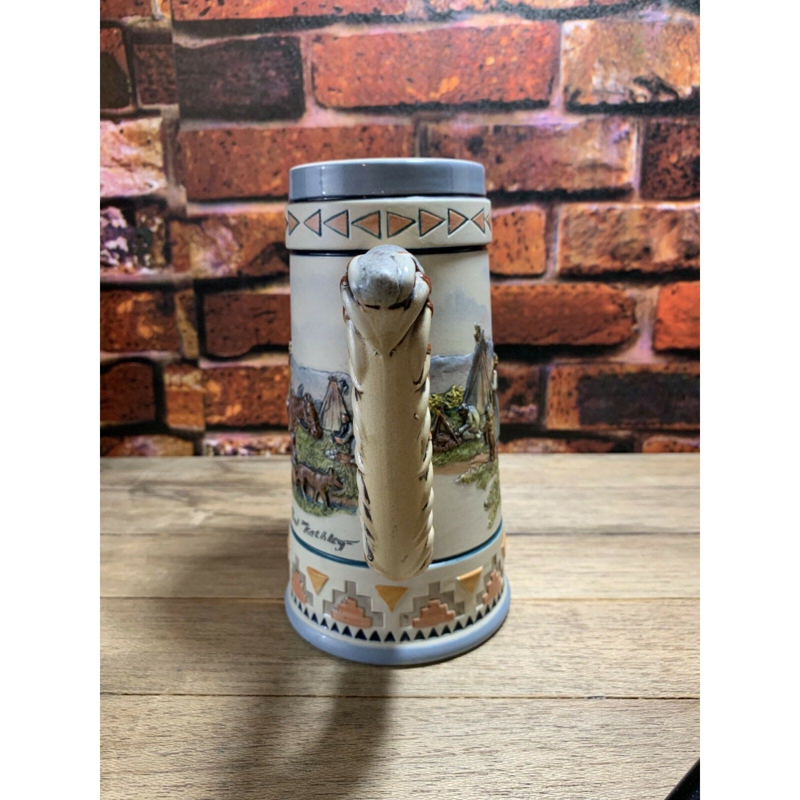 Vintage The Story Teller by Paul Kethley, Fine Bisque Porcelain Beer-Stein