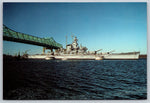 U.S.S. Massachusetts BB-59, Vintage Post Card