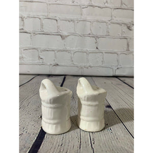 Vintage Ceramic Bale of Hay Salt & Pepper Shakers-Occupied Japan 1945-1952