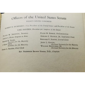 One Heartbeat Away; Presidential Disability and Succession - 1968 First Printing