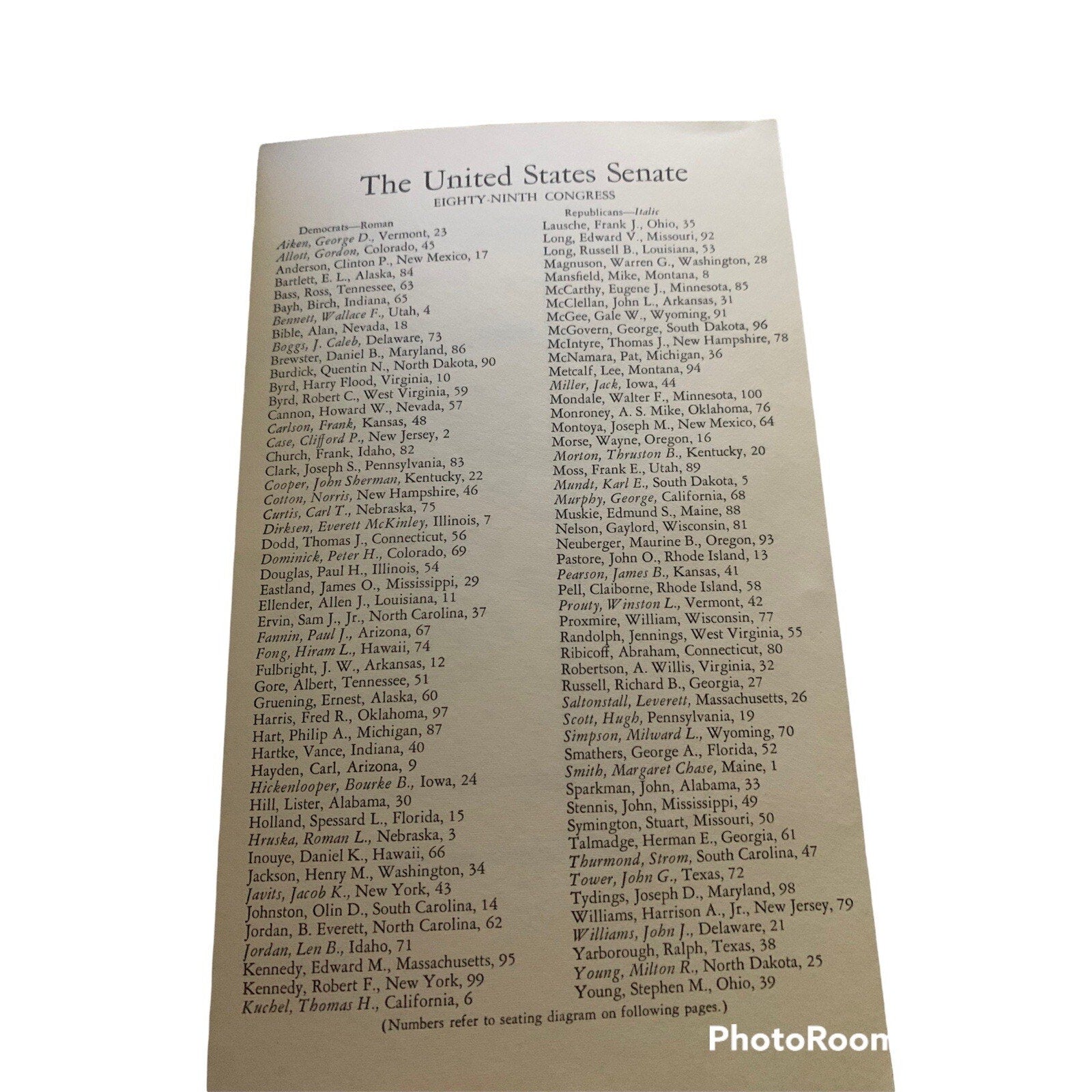One Heartbeat Away; Presidential Disability and Succession - 1968 First Printing