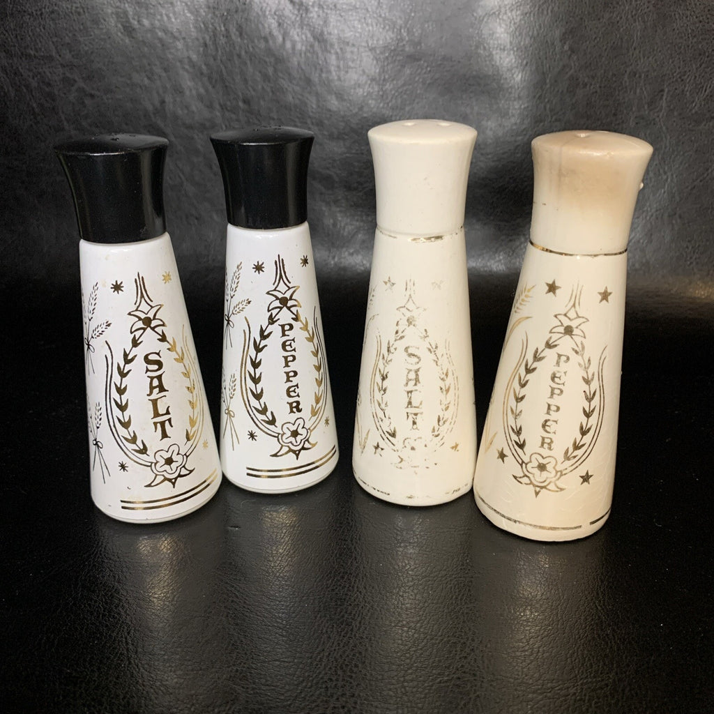 Vintage Grace Before Dinner Salt & Pepper Shakers 2 Sets Japan