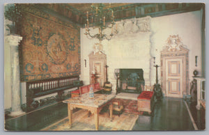 Vizcaya, Great Renaissance Hall, Dade Country Art Museum, Miami, Florida,VTG PC