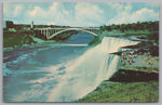 Niagara Falls From Goat Island, New York Vintage Post Card.